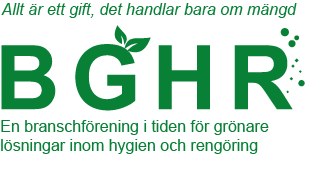 BGHR – EN  Branschförening i TIDEN FÖR GRÖNARE LÖSNINGAR INOM HYGIEN OCH RENGÖRING